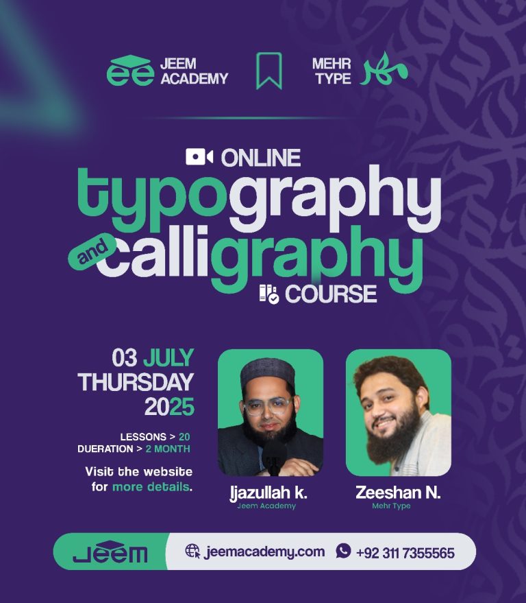 Typography and Digital Calligraphy Course